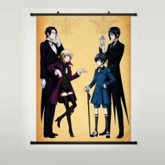 黑执事挂画Black Butler动漫挂画批发 动漫明星布挂画定制 批发