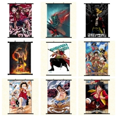 海贼王动漫挂画 路飞 高清海报卷轴布画批发 动漫周边 ONE PIECE